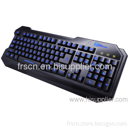 Shining Oem Logo Print Wired Led Game Keyboard 